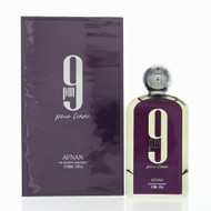9 Pm Femme 3.4 Oz Eau De Parfum Spray by Afnan NEW Box for Women