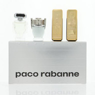 Paco Rabanne Mini Set 4 Piece Gift Set with 0.17 Oz by Paco Rabanne NEW For Men