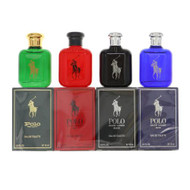 Polo 4 Piece Gift Set with 0.5 Oz by Ralph Lauren NEW For Men