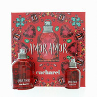 Amor Amor 2 Piece Gift Set with 3.4 Oz by Cacharel NEW For Women