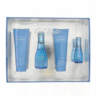 Cool Water 4 Piece Gift Set with 1.7 Oz by Davidoff NEW For Women