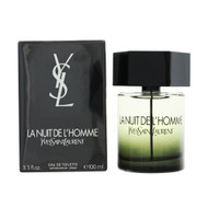 La Nuit De L'homme Yves Saint Laurent 3.3 Oz Eau De Toilette Spray by Yves Saint Laurent NEW Box for Men