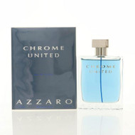 Chrome United 3.3 Oz Eau De Toilette Spray by Azzaro NEW Box for Men