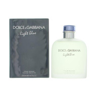 D & G Light Blue 6.7 Oz Eau De Toilette Spray by Dolce & Gabbana NEW Box for Men