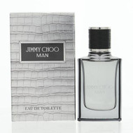 Jimmy Choo Man 1.0 Oz Eau De Toilette Spray by Jimmy Choo NEW Box for Men