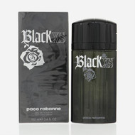Black Xs 3.4 Oz Eau De Toilette Spray by Paco Rabanne NEW Box for Men