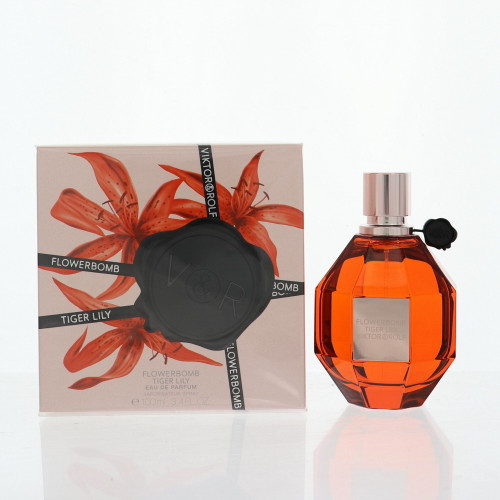 Flower Bomb Tiger Lily By Viktor & Rolf 3.4 Oz Eau De Parfum Spray For Women - Box (3614274081183)