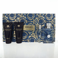Versace Pour Homme 4 Piece Gift Set - 3.4 Oz Eau De Toilette Spray, 0.3 Oz Eau De Toilette Spray, 2.5 Oz Hair & Body Shampoo, 2.5 Oz After Shave Balm by Versace Gift Set for Men