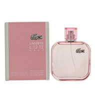 Lacoste L.12.12 Rose Sparkling By Lacoste 3.3 Oz Eau De Toilette Spray For Women - Box (3386460149198)