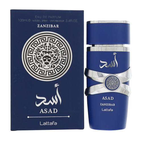 Asad Zanzibar By Lattafa 3.4 Oz Eau De Parfum Spray For Men - Box (6290360598666)