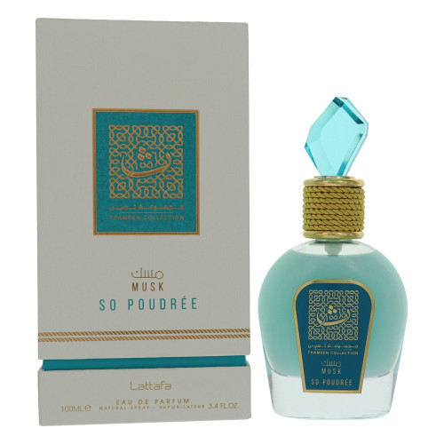 Thameem So Poudree By Lattafa 3.4 Oz Eau De Parfum Spray For Women - Box (6291108734506)