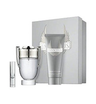 Paco Rabanne Invictus By Paco Rabanne 3 Piece Gift Set - 3.4 Oz Eau De Toilette Spray, 0.34 Oz Eau De Toilette Spray, 5.1 Oz Deodorant Spray For Men - Gift Set (3349668635115)