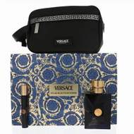 Versace Dylan Blue 3.4 Oz Eau De Toilette Spray by Versace Gift Set for Men