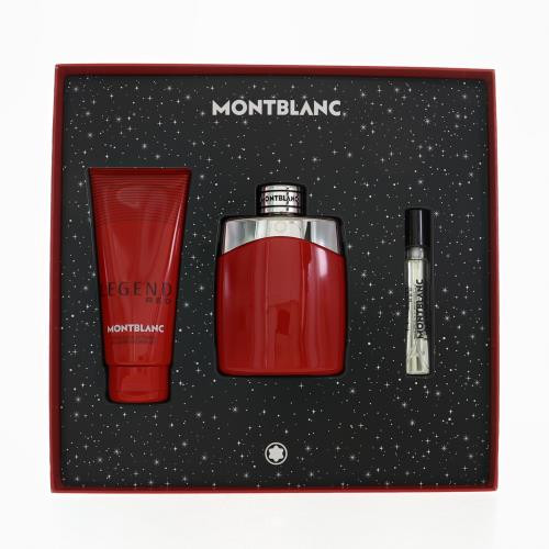 Mont Blanc Legend By Mont Blanc 3 Piece Gift Set - 3.3 Oz Eau De Parfum Spray, 0.25 Oz Eau De Parfum Spray, 3.3 Oz All Over Shower Gel For Men - Gift Set (3386460139090)