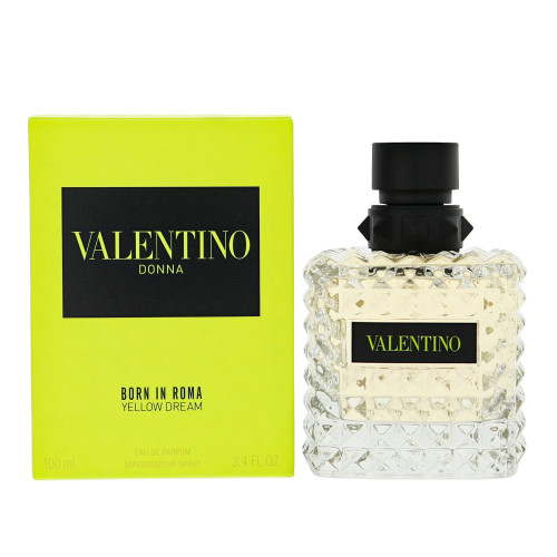 Born In Roma Yellow Dream By Valentino 3.4 Oz Eau De Parfum Spray For Women - Box (3614273261401)