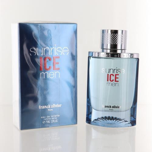 Sunrise Ice By Franck Olivier 2.5 Oz Eau De Toilette Spray For Men - Box (3516641630126)
