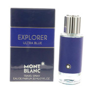 Mont Blanc Explorer Ultra Blue 1 Oz Eau De Parfum Spray by Mont Blanc NEW Box