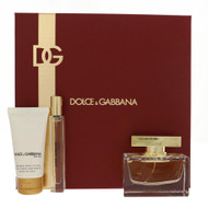 D & G The One 2.5 Oz Eau De Parfum Spray by Dolce & Gabbana Gift Set for Women
