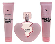 Thank U Next for Women by Ariana Grande 3 PC Gift Set (Eau De Parfum 3.4 oz + Body Souffle 3.4 oz + B&S/G 3.4 oz)