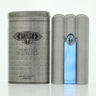 Prestige Platinum 3.0 Oz Eau De Toilette Spray by Cuba Box for Men