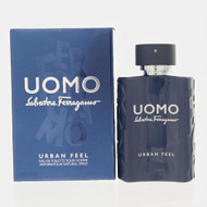 Uomo Urban Feel 3.4 Eau De Toilette Spray by Salvatore Ferragamo Box for Men