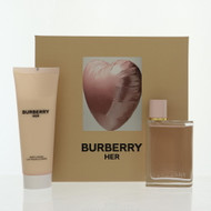 Burberry Her By Burberry 2 Piece Gift Set - 1.6 Oz Eau De Parfum Spray, 2.5 Oz Body Lotion For Women - Gift Set (3616305628831)