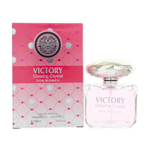 Victory Glowing Crystal By Fragrance Couture 3.4 Oz Eau De Parfum Spray For Women - Box (8439627580626)