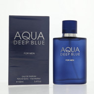 Aqua Deep Blue 3.4 Oz Eau De Toilette Spray by Fragrance Couture Box for Men