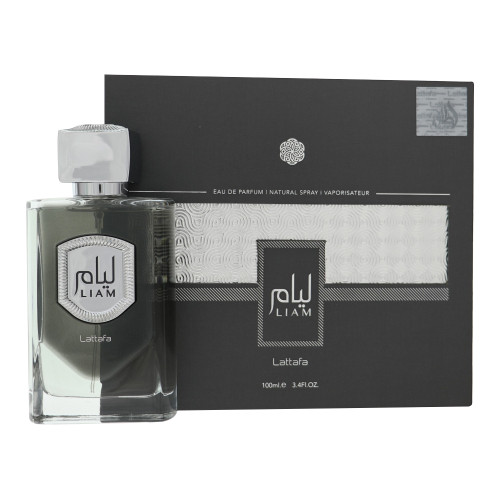 Liam Grey By Lattafa 3.4 Oz Eau De Parfum Spray For Men - Box (6290360591537)