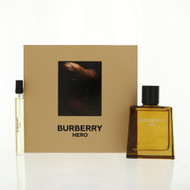 Burberry Hero By Burberry 2 Piece Gift Set - 3.3 Oz Eau De Parfum Spray, 0.33 Oz Eau De Parfum Spray For Men - Gift Set (3616305628893)