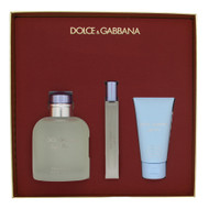 D & G Light Blue 4.2 Oz Eau De Toilette Spray by Dolce & Gabbana Gift Set for Men