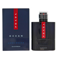 Prada Luna Rossa Ocean 3.3 Oz Eau De Parfum Refillable Spray by Prada Box for Men