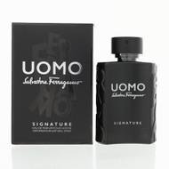 Uomo Signature 3.4 Oz Eau De Parfum Spray by Salvatore Ferragamo Box for Men
