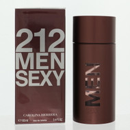212 Sexy 3.4 Oz Eau De Toilette Spray by Carolina Herrera Box for Men