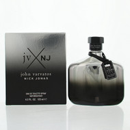 Nick Jonas Silver 4.2 Oz Eau De Toilette Spray by John Varvatos Box for Men