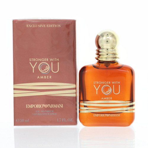 Emporio Armani Stronger With You Amber By Giorgio Armani 1.7 Oz Eau De Parfum Spray For Men - Box (3614273762137)