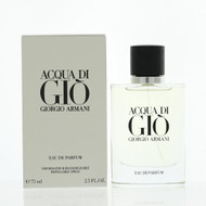 Acqua Di Gio 2.5 Oz Eau De Parfum Refillable Spray by Giorgio Armani Box for Men