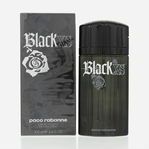 Black Xs By Paco Rabanne 3.4 Oz Eau De Toilette Spray For Men - Box (3349668576111)