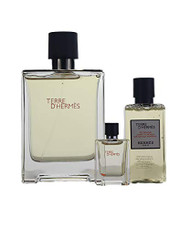 Terre D'hermes By Hermes 3 Piece Gift Set - 3.3 Oz Eau De Toilette Spray For  -  (3346130438342)