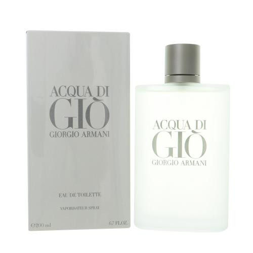 Acqua Di Gio By Giorgio Armani 6.7 Oz Eau De Toilette Spray For Men - Box (0769760384378)