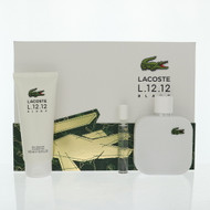 Lacoste Eau De Lacoste L.12.12 Blanc By Lacoste 3 Piece Gift Set - 3.3 Oz Eau De Toilette Spray, 0.25 Oz Eau De Toilette Spray, 3.3 Oz All - Over Shower Gel For Men - Gift Set (3386460150187)