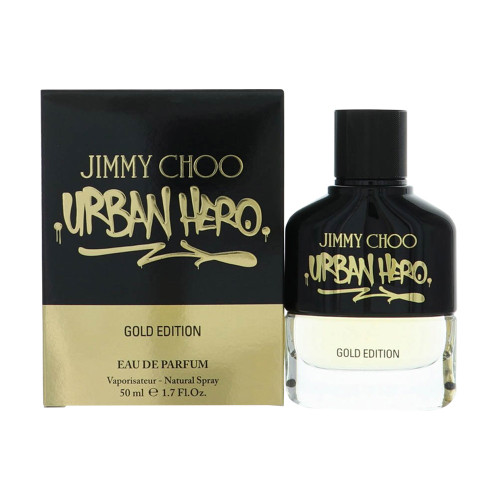 Jimmy Choo Urban Hero Gold Edition By Jimmy Choo 1.7 Oz Eau De Parfum Spray For Men - Box (3386460127073)