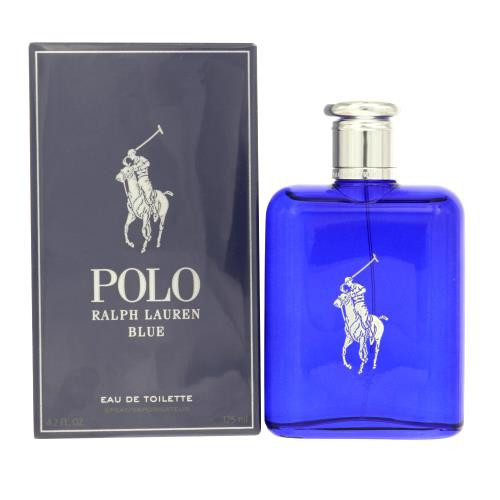 Polo Blue By Ralph Lauren 4.2 Oz Eau De Toilette Spray For Men - Box (0696555047425)