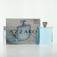 Chrome By Azzaro 2 Piece Gift Set - 6.76 Oz Eau De Toilette Spray, 0.33 Oz Eau De Toilette Spray For Men - Gift Set (3614274411133)