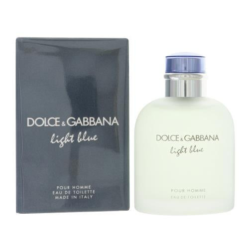 D & G Light Blue By Dolce & Gabbana 4.2 Oz Eau De Toilette Spray For Men - Box (0019200797382)