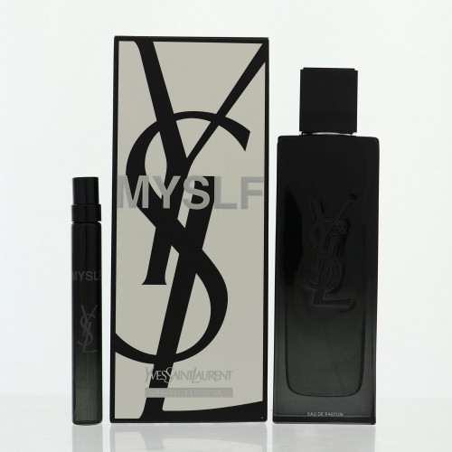 Myslf By Yves Saint Laurent 2 Piece Gift Set - 3.3 Oz Eau De Parfum Refillable Spray, 0.33 Oz Eau De Parfum Refillable Spray For Men - Gift Set (3660732666737)