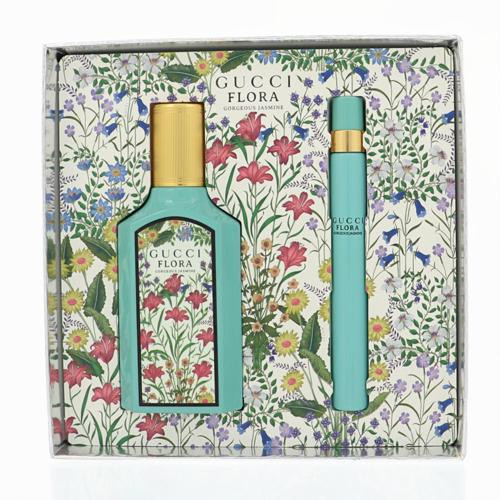 Gucci Flora Gorgeous Jasmine By Gucci 1.6 Oz Eau De Parfum Spray For Women - Gift Set (3616305447630)