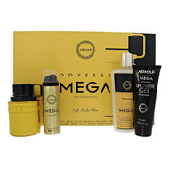 Odyssey Mega Limited Edition By Armaf 4 Piece Gift Set For Men - 3.4 Oz Eau De Parfum Spray, 8.4 Oz Shampoo, 3.4 Oz Shower Gel, 1.7 Oz Perfume Bodyspray For Men - Gift Set (6294015175523)