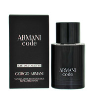Armani Code By Giorgio Armani 1.7 Oz Eau De Toilette Refillable Spray For Men - Box (3614273636582)