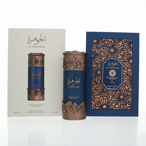 Niche Emarati Al Jawhara By Lattafa 3.4 Oz Eau De Parfum Spray For Men - Box (6290360592145)